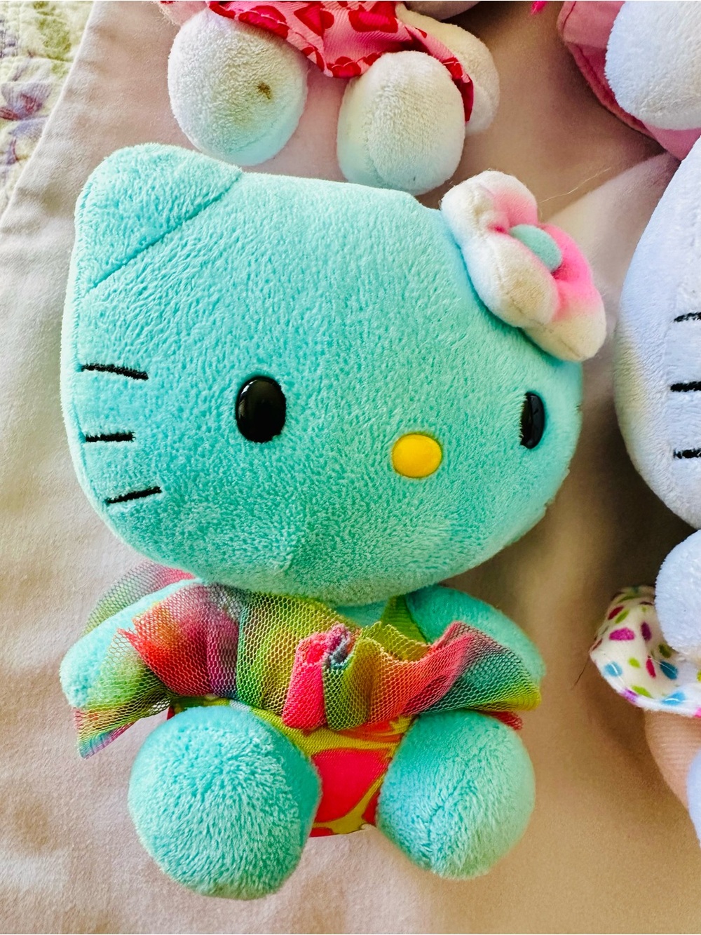 Rare Y2K Vintage Hello Kitty Plush Toy Lot of 7 Sanrio  & TY - Picture 15 of 16